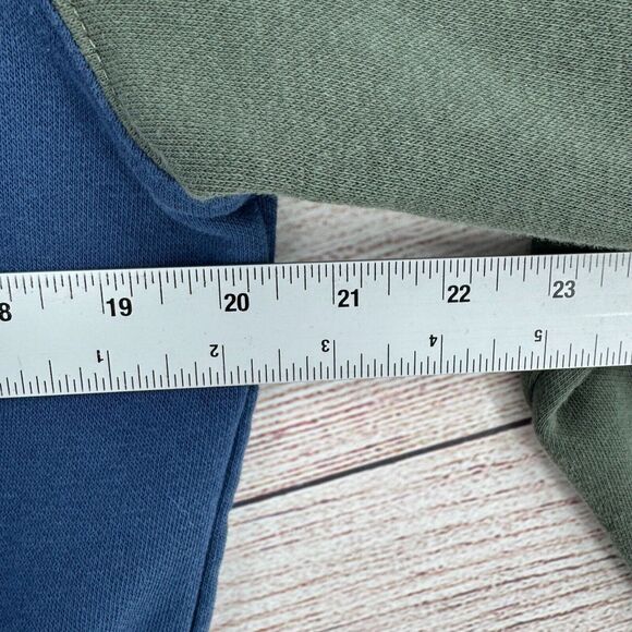 The North Face Colorblock Hoodie Sweatshirt Men's Size‎ Small Blue/Green/Yellow - Picture 11 of 14